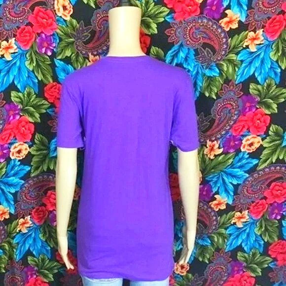 MEN'S FALLOUT BOY SHIRT BAND TOP MENS SIZE MEDIUM PURPLE T-SHIRT EMO ROCK POP - Picture 3 of 6
